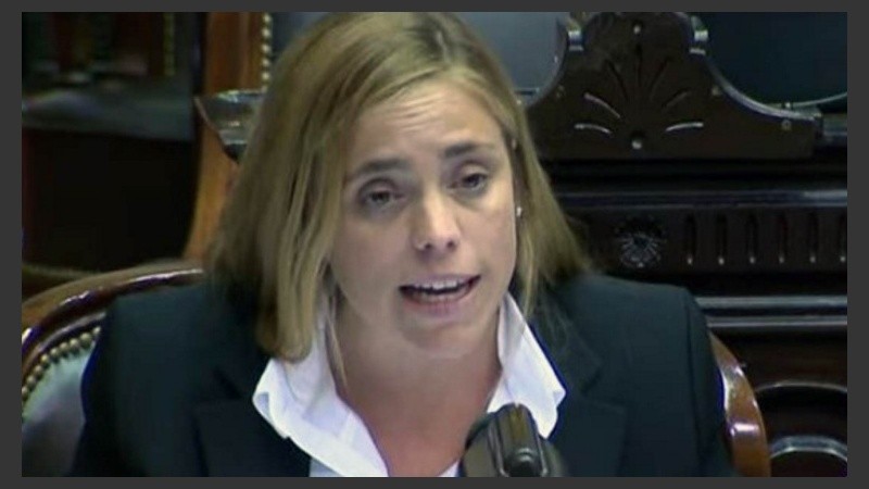 La diputada María Elena Soria fue una de los seis opositores del FPV que apoyaron el desafuero de De Vido.