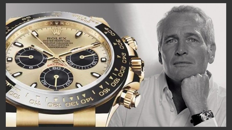 Newman, que falleció en 2008 a los 83 años, inmortalizó el reloj en muchas fotografías.