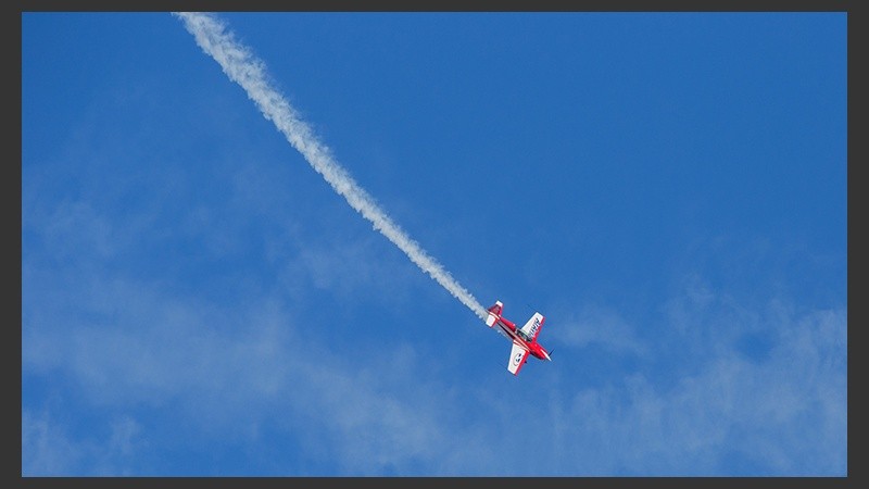 Postales del show acrobático frente al Monumento a la Bandera. (Alan Monzón/Rosario3.com)
