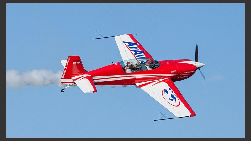Postales del show acrobático frente al Monumento a la Bandera. (Alan Monzón/Rosario3.com)