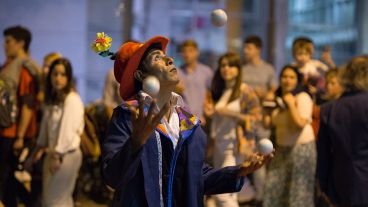 Hubo diferenes actividades lúdicas sobre la avenida.