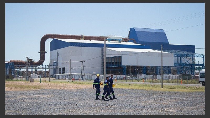 La flamante acería ubicada en Pérez.