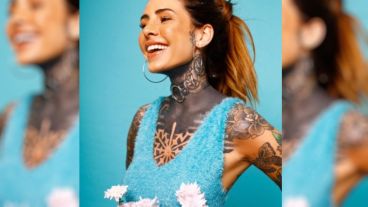 “Mi cuerpo arruinado por la tinta“, escribió Candelaria Tinelli en Instagram.