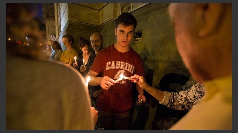 Alumnos del Politécnico participaron del homenaje.