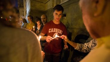 Alumnos del Politécnico participaron del homenaje.