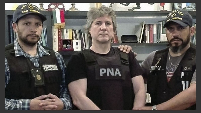 El ex vicepresidente al momento de su detención.