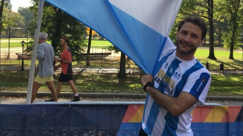 Daniel correrá este domingo con los colores de Argentina. 