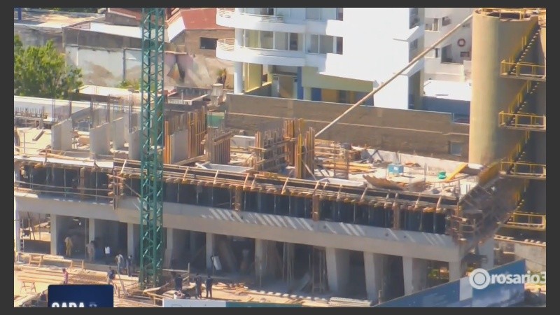 El obrero trabajaba en una construcción de Génova y Avellaneda. 