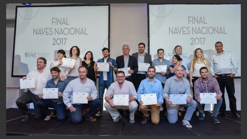 Los ganadores del Programa Naves 2017. 