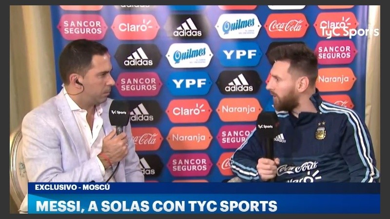 Lionel habló de todo en la entrevista.