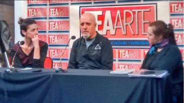 Gustavo Cordera, en la polémica charla Tea de agosto de 2016.