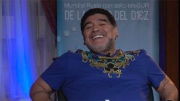 Maradona, irónico con el presidente Macri.