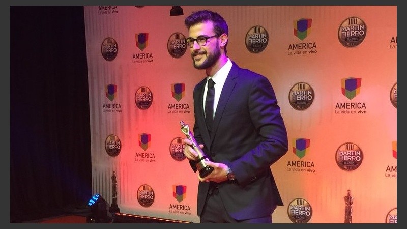 Diego Leuco también recibió un premio en la categoría Analista Político.