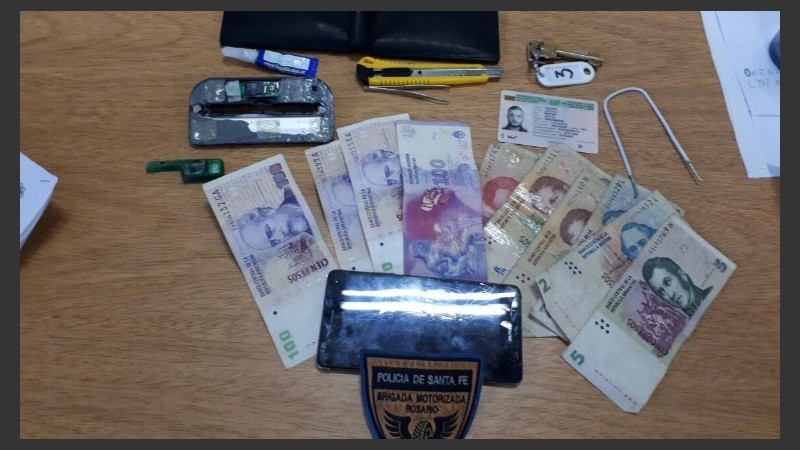 Los elementos secuestrados.