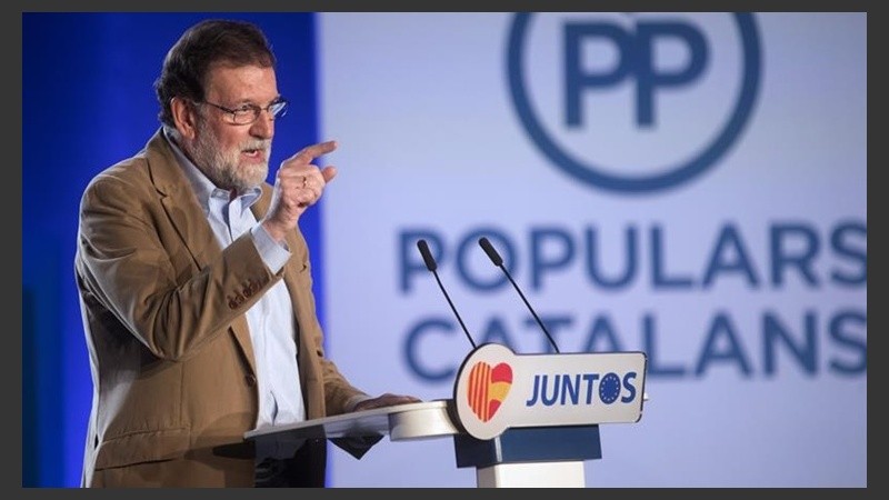Rajoy apoyó a sus candidatos en Cataluña.