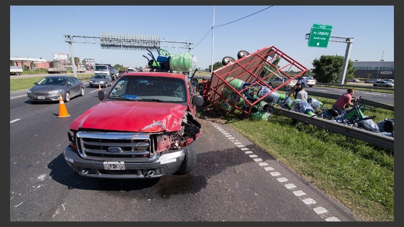 El choque ocurrió en la mano hacia el sur. 
