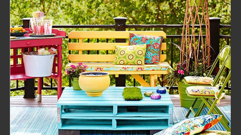 ¡Fabrica tus propios muebles con la decoración con palets!