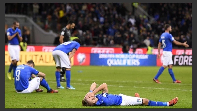 Los jugadores no pueden creer lo ocurrido: Italia sin Mundial