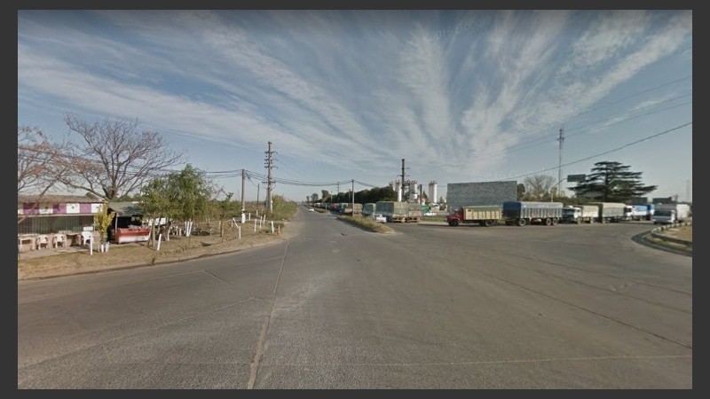 La zona a la que el remisero llevó a la chica para violarla. 