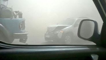 Por la falta de visibilidad, hubo un choque entre Carcarañá y Casilda.