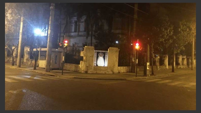 La foto que difundió Boasso y muestra el mal funcionamiento de los semáforos