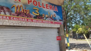 El local "Mis tres soles" fue clausurado este jueves.