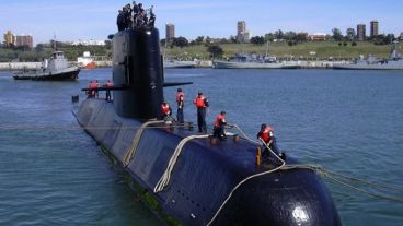 Una foto de archivo del submarino.