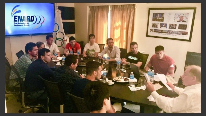 Deportistas firmaron un texto preocupados por el Enard. 