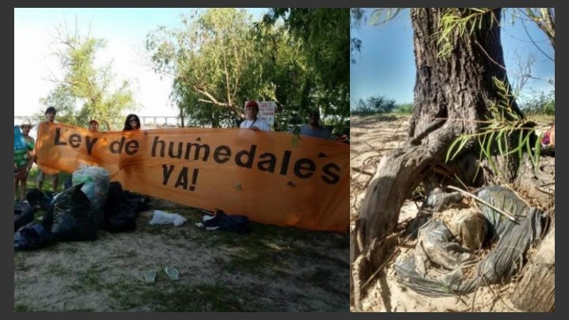 El agua es contaminada por la gran cantidad de desechos que arrojamos. 