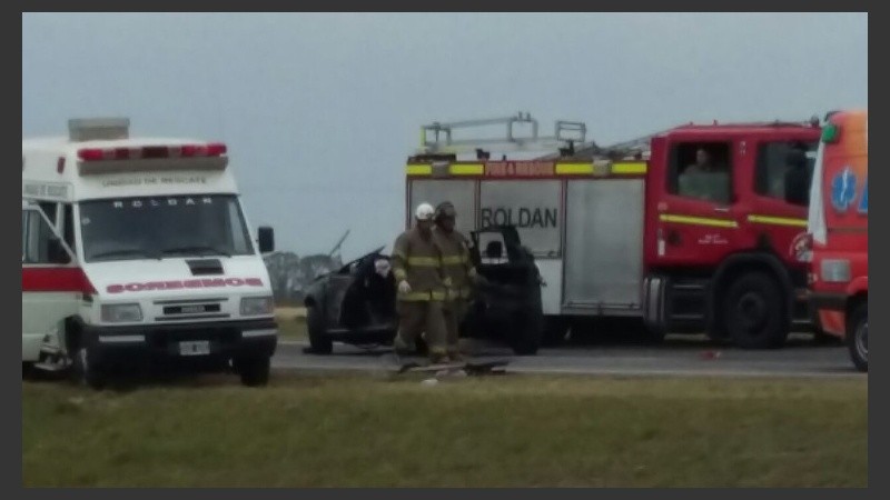 Un accidente tuvo lugar camino entre Rosario y Córdoba. 