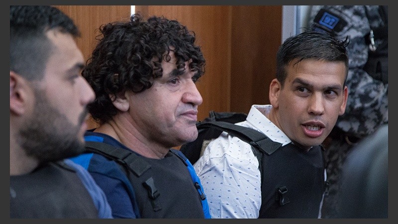 Monchi Cantero con su padre adoptivo.