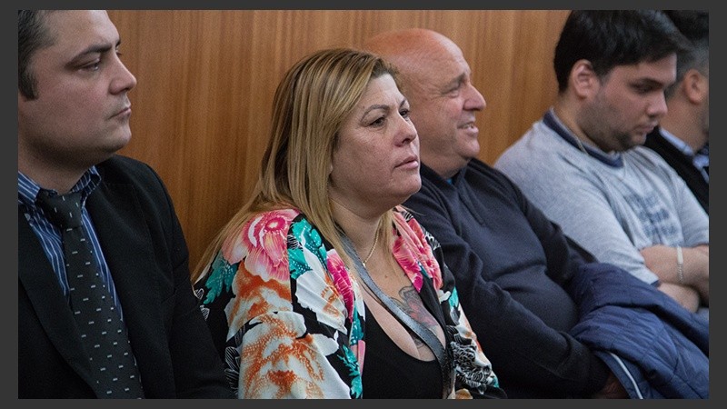 Lorena Verdún, madre de los hijos de Cantero, este martes en el juicio.