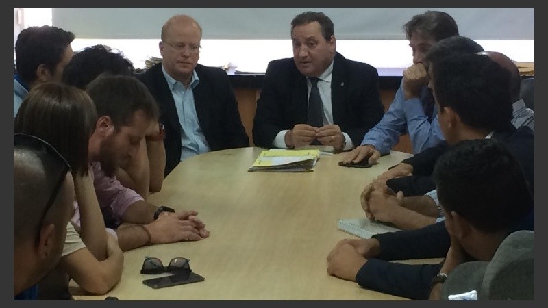 La reunión se desarrolló este martes en la sede Rosario del Ministerio de Trabajo.