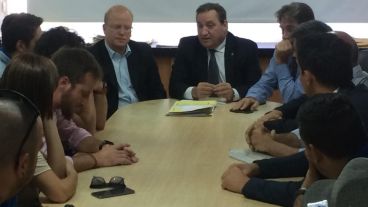 La reunión se desarrolló este martes en la sede Rosario del Ministerio de Trabajo.