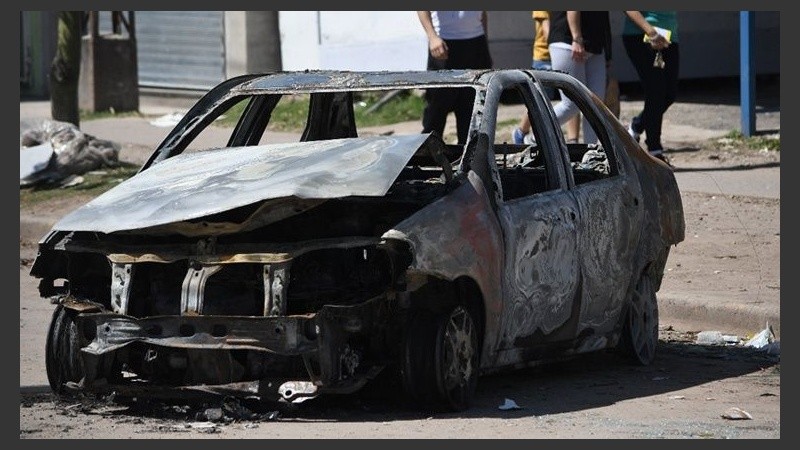 El Sienna donde encontraron a Maldonado. 