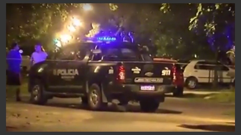 La policía trabajaba este miércoles en la zona del crimen.