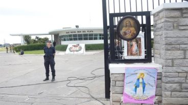 La Base Naval Mar del Plata donde se esperan novedades del submarino.