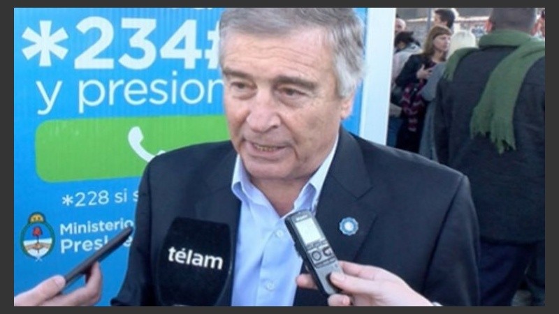 El ministro de Defensa Oscar Aguad. 