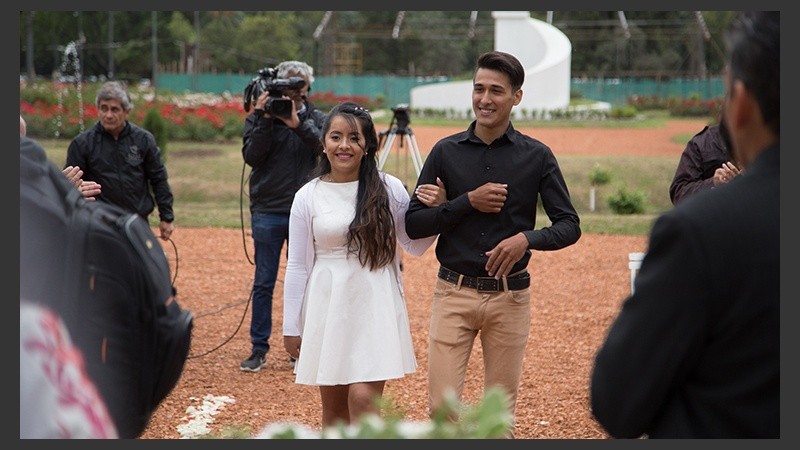 Patricia y Cristian, la primer pareja en dar el 