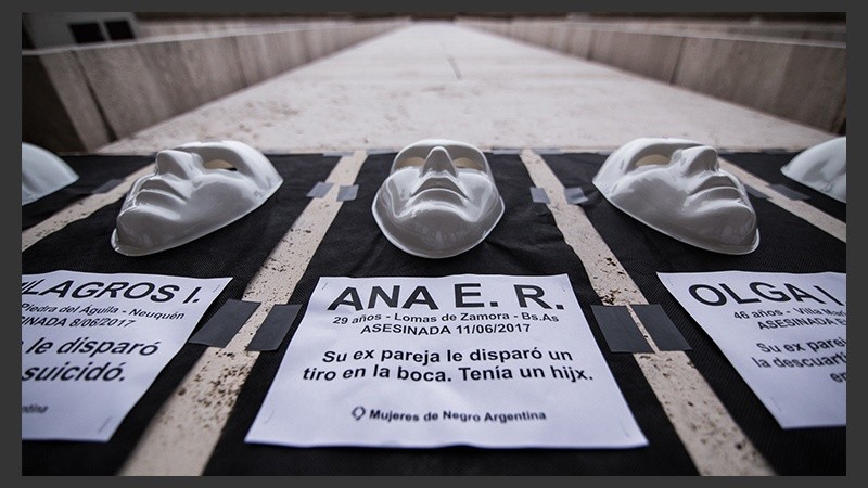 La intervención en las paredes de Tribunales.