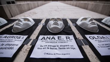 La intervención en las paredes de Tribunales.