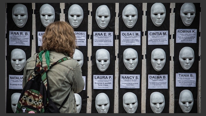 La intervención en las paredes de Tribunales.