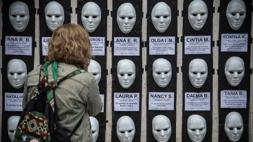 La intervención en las paredes de Tribunales.