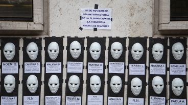 La intervención en las paredes de Tribunales.