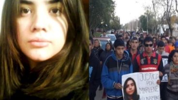 Oliveros marchó en reitreradas oportunidades pidiendo justicia por Marlene.
