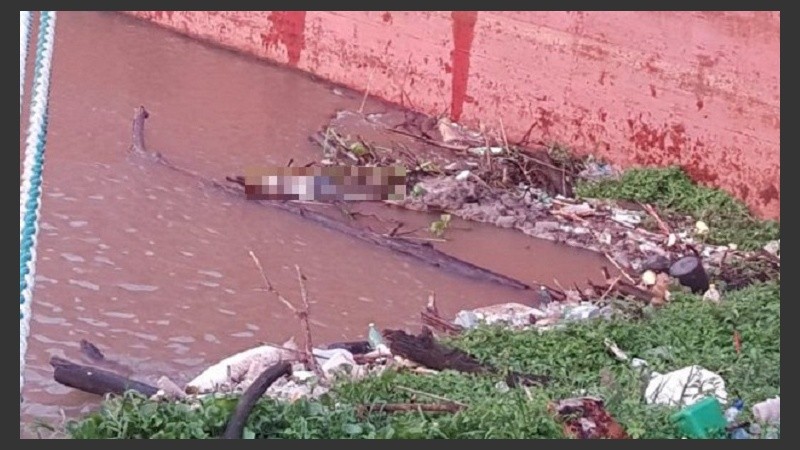 El hallazgo se produjo en la Costanera de Pueblo Esther.