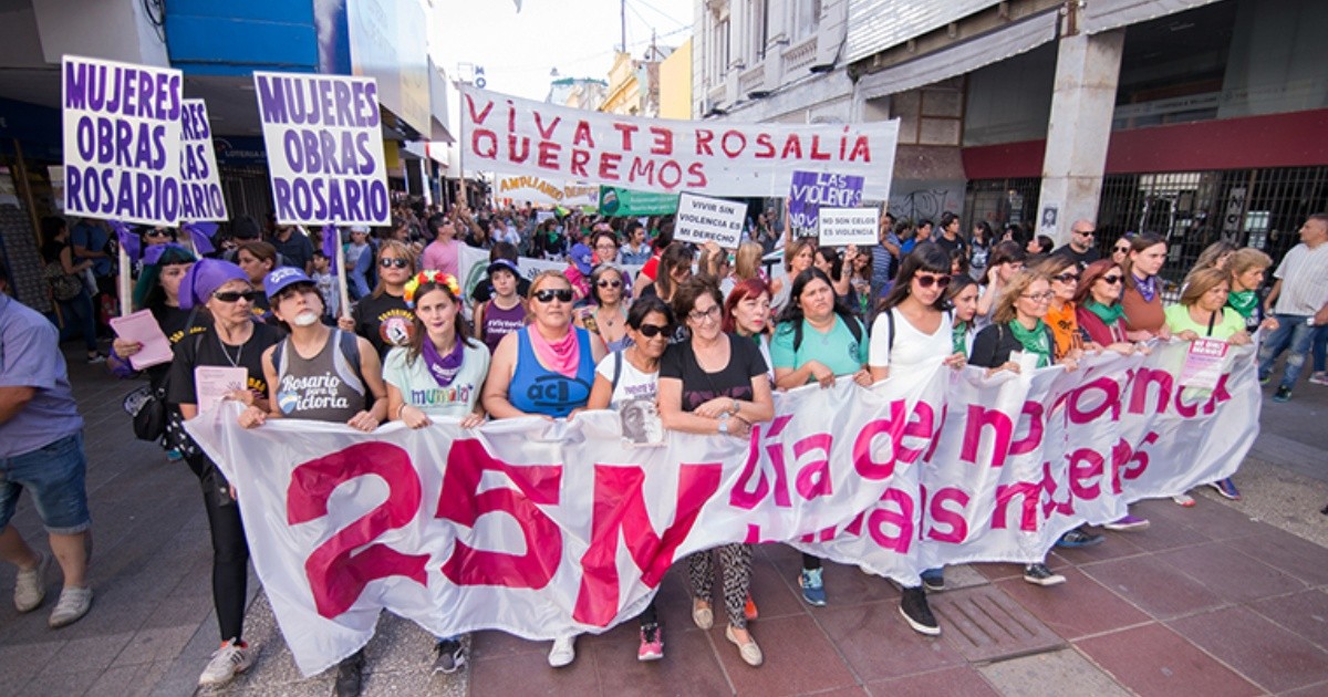 Masiva marcha y actividades por el día contra la violencia de género en ...