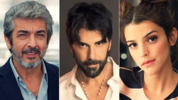 Ricardo Darín, Juan Darthés y Calu Rivero.