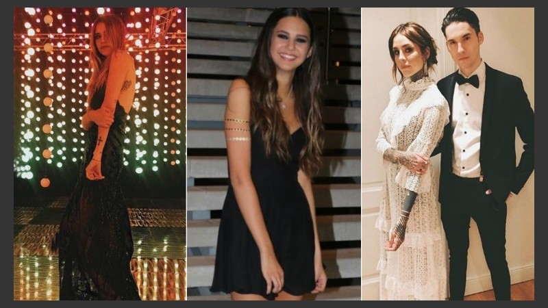 Micaela, Candelaria y Francisco, lookeados para el cumpleaños de Juanita Tinelli (centro).