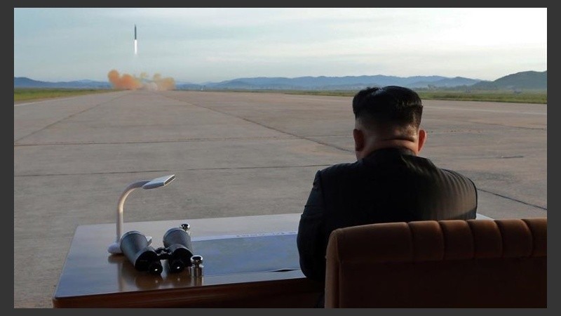 El misil se disparó hacia el mar de Japón.